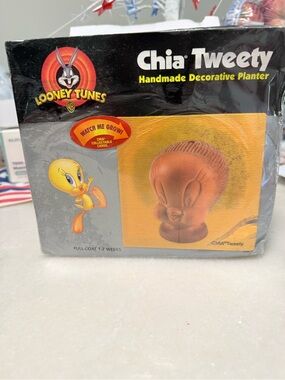Warner Bros. Chia Tweety Decorative Planter - Yellow & Orange Accents